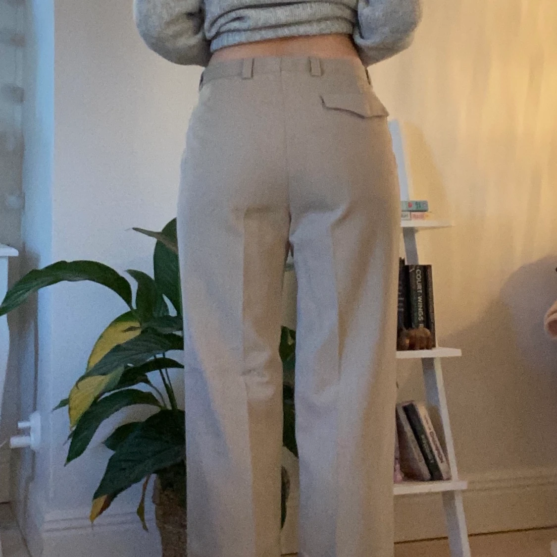 Beiga kostymbyxor - 91