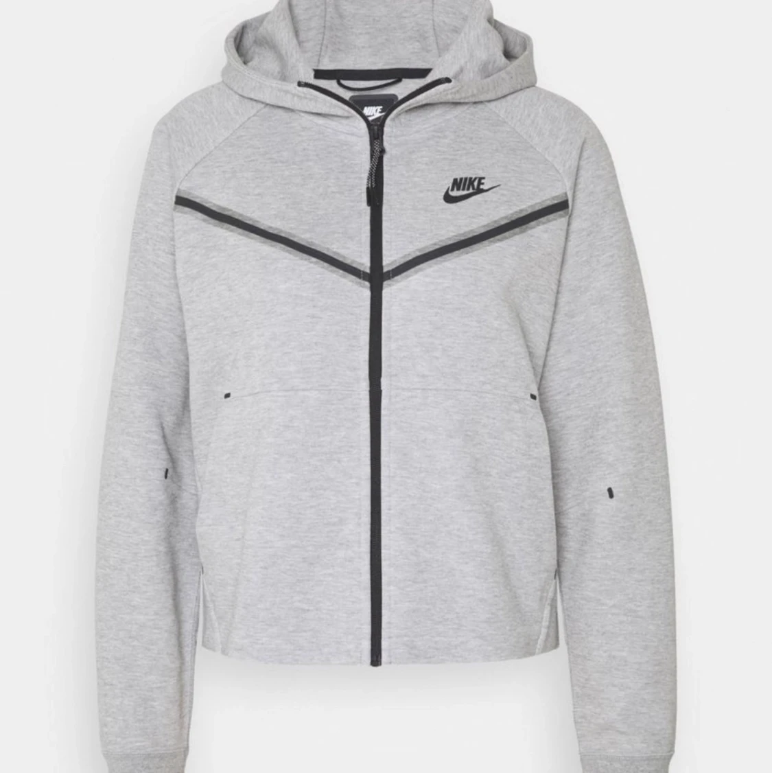 Nike tech fleece dam grå hoodie