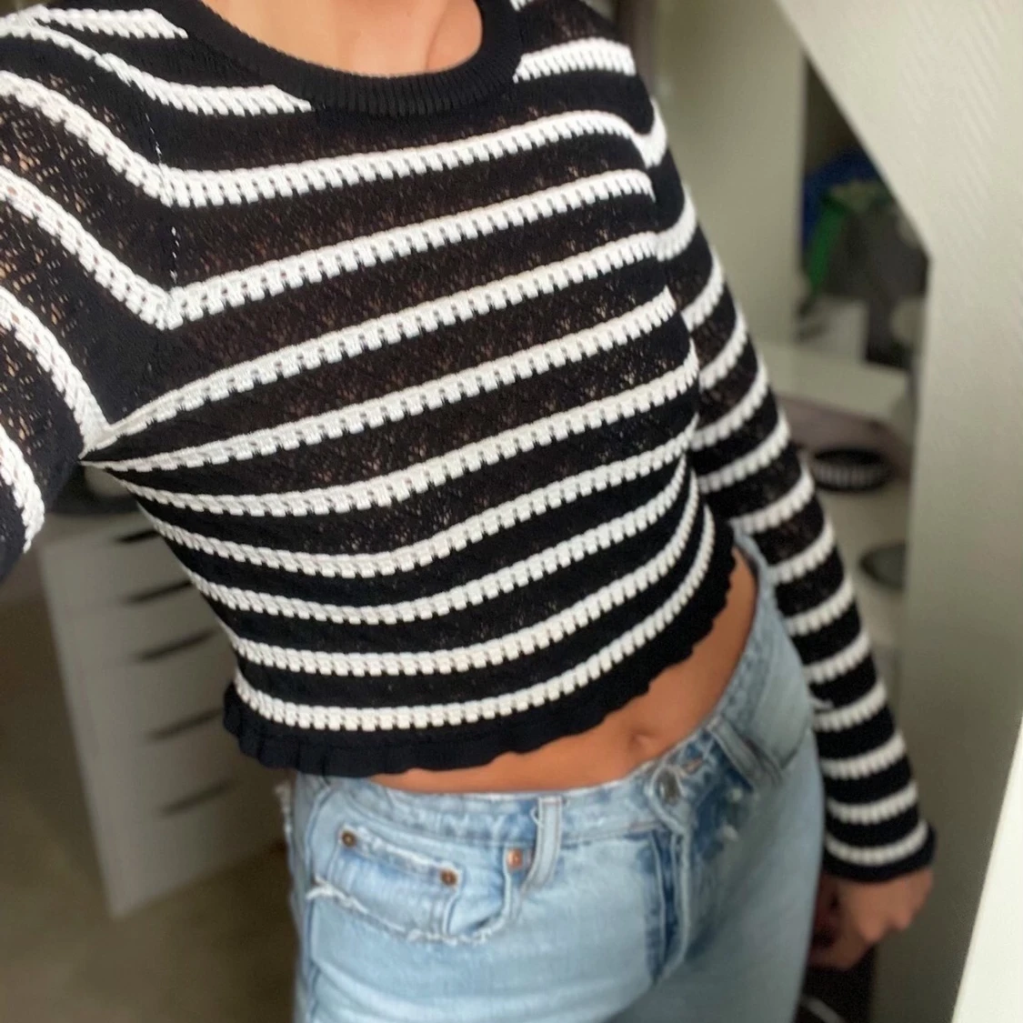 Zara Tröja 🖤🤍 - 90