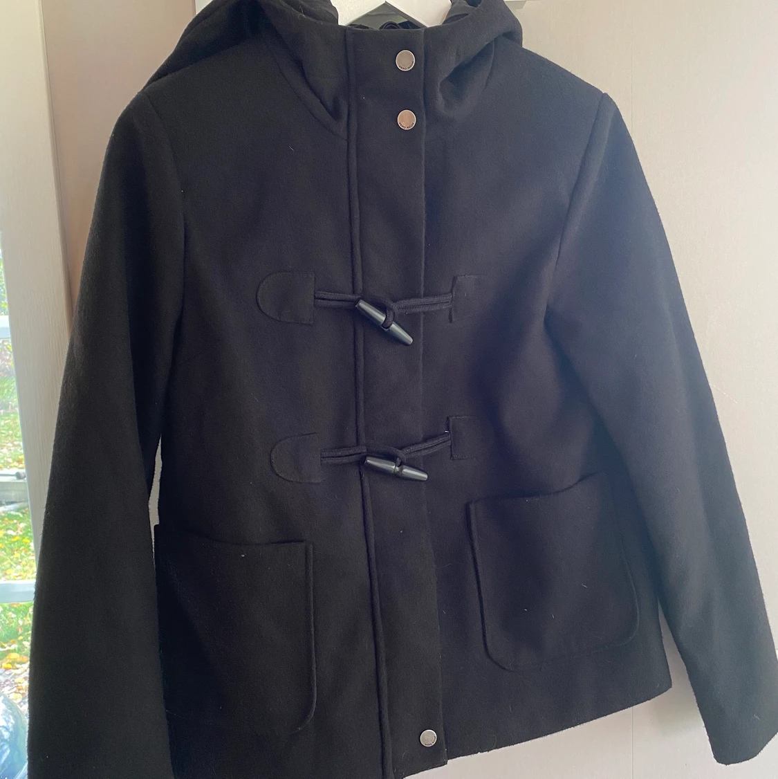 Höstjacka med luva, storlek S