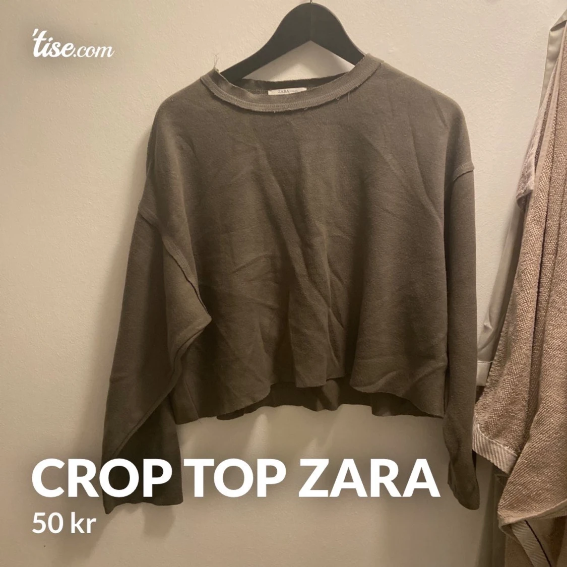 Crop top zara 