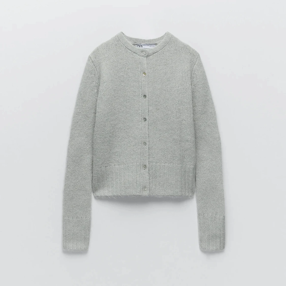 Stickad kofta från Zara i alpackamix