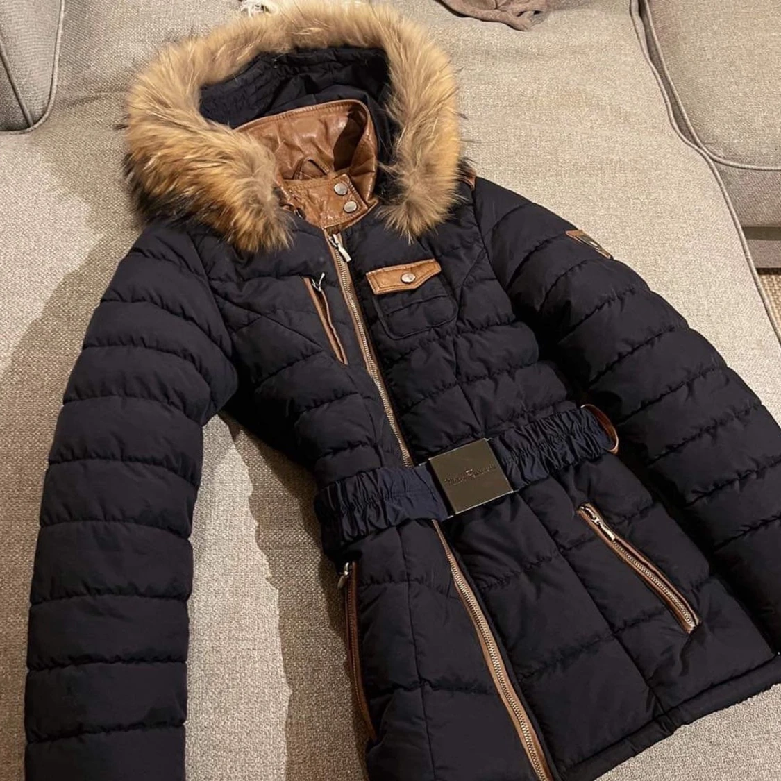 Milan Ferronetti marinblå-vinterjacka - 91