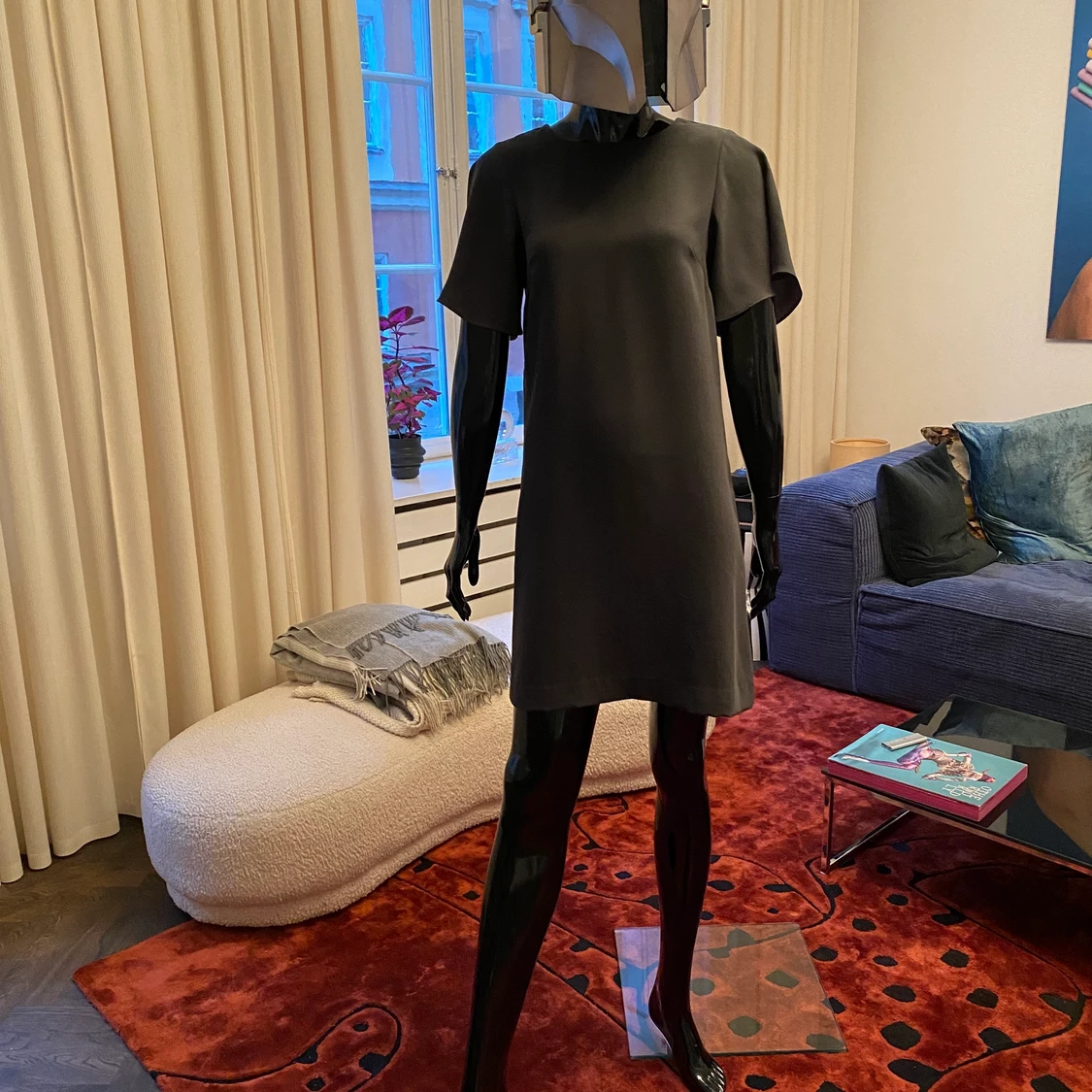 Olivgrön klänning H&M