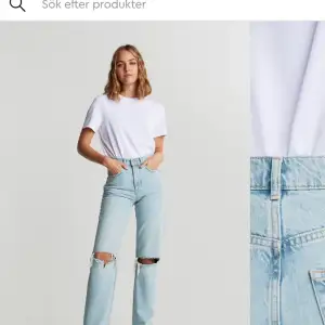 Jätte fina jeans från Gina tricot dom är tyvärr förstora. Men dom är hela och är i fint skick. Pris kan diskuteras vid smidig affär🥰🥰
