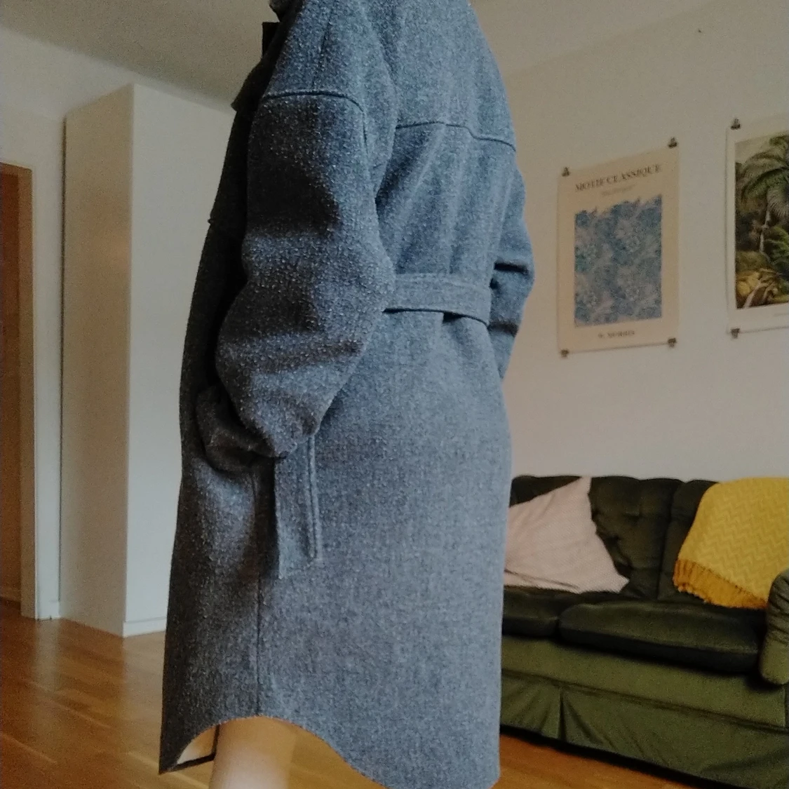 Grå kappa Nelly 34 - 90