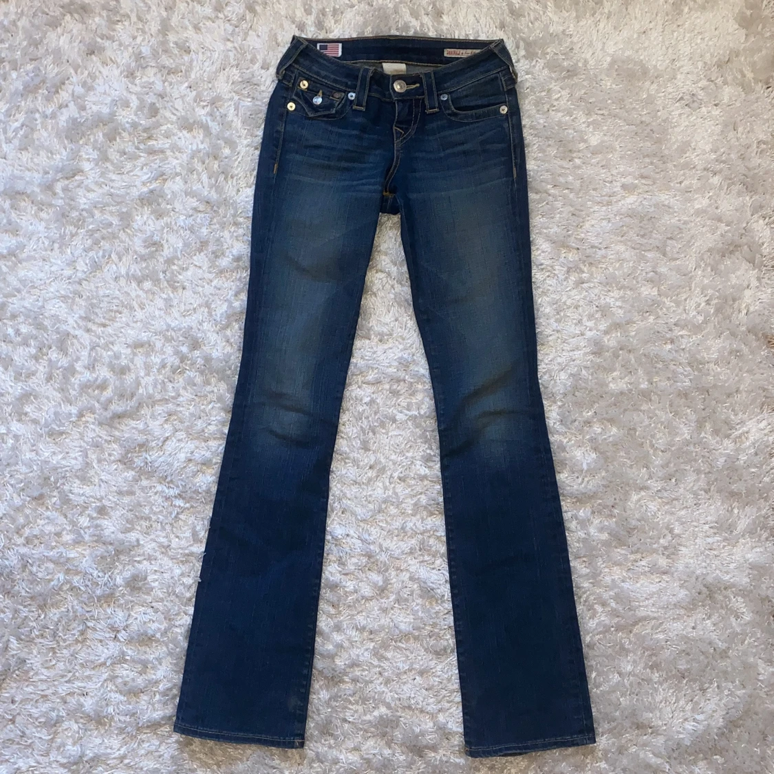 True Religion lågmidjade bootcut jeans - 90