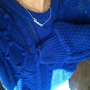 Stickad overshirt i finaste blå färgen🦋 - Fin stickad tröja i vacker färg😇