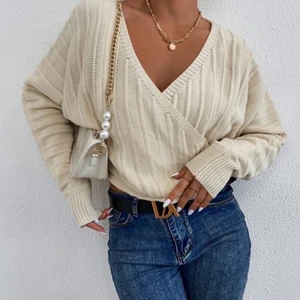 Stickad tröja - Storlek m super fin