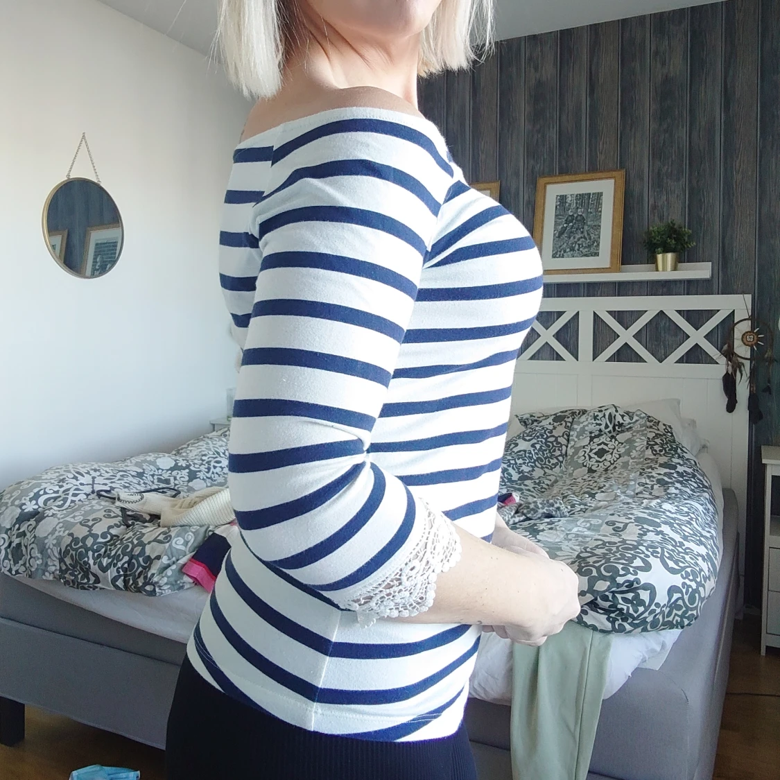 Mint & Berry offshoulder tröja - 90