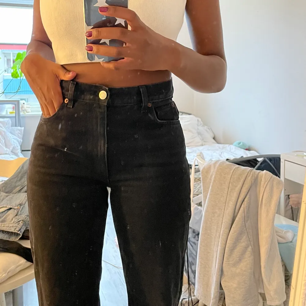 Jätte fina Basco Zara jeans som jag knappt har använt💜. Jeans & Byxor.