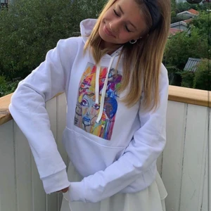Hoodie - Cool hoodie med tryck passar S också⚡️⚡️