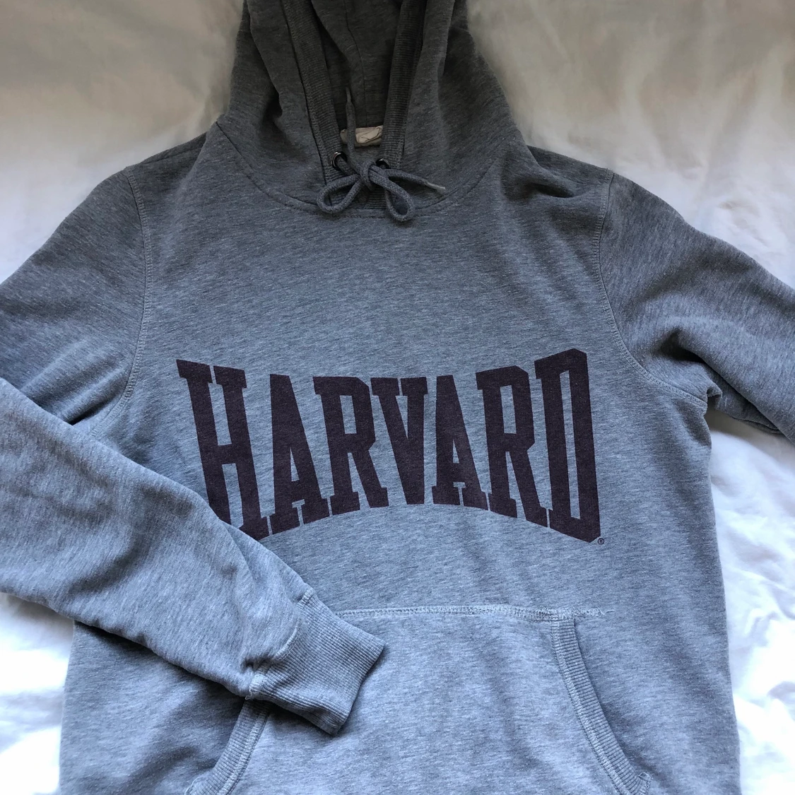 Grå Harvard hoodie  - 90