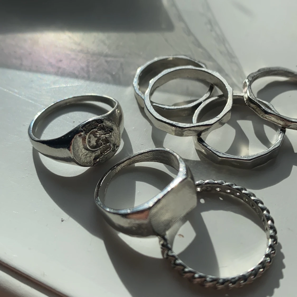 Chanky silver rings - 90