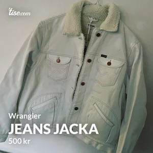 Jeans jacka  - Vit jeans jacka helt ny med tag 