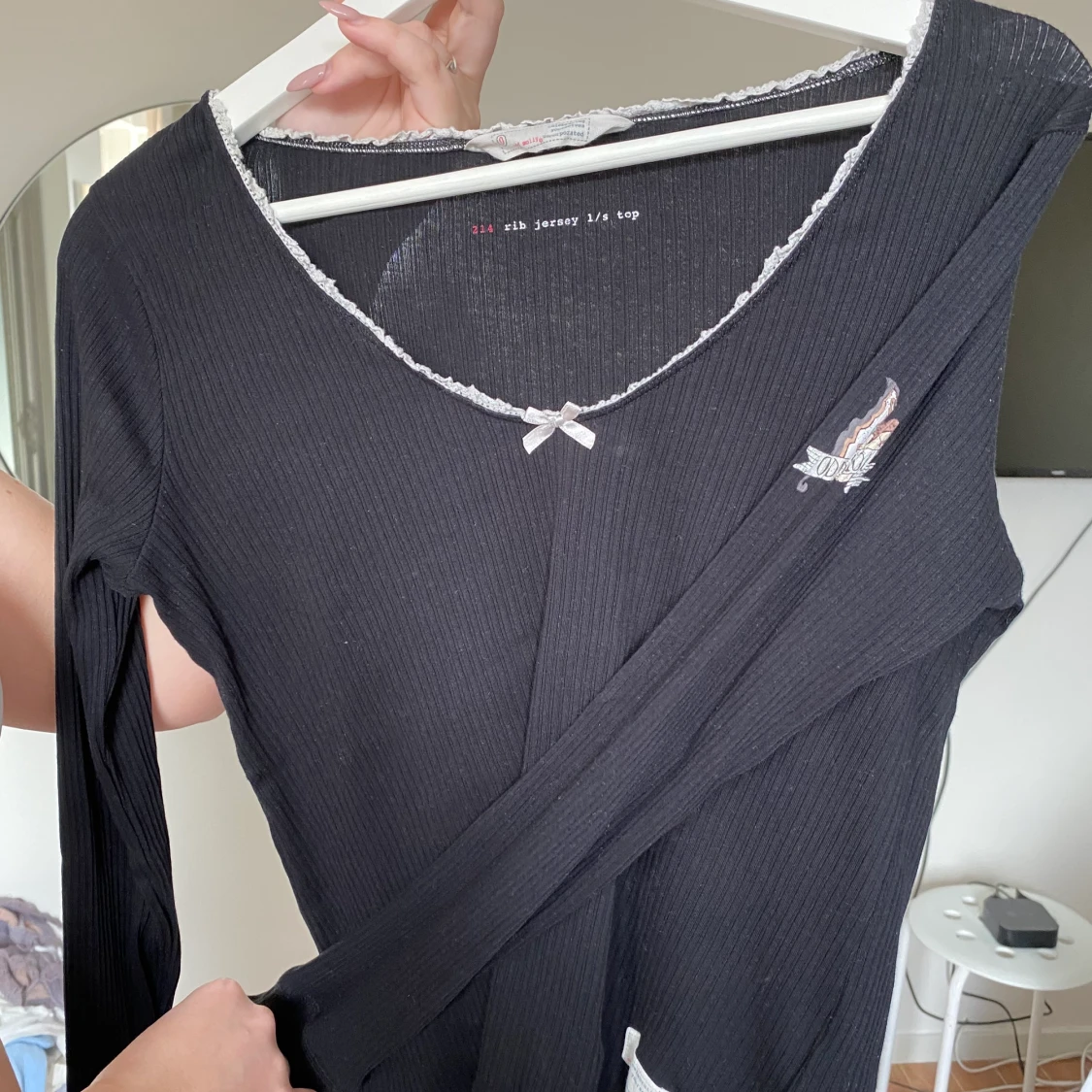 Odd Molly långärmad tröja - svart - 90