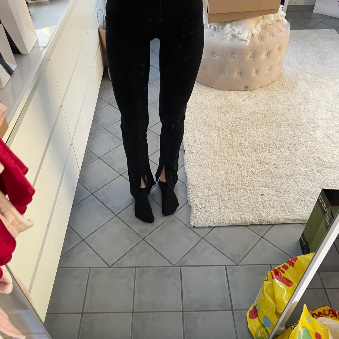 Gina tricot jeans med slits