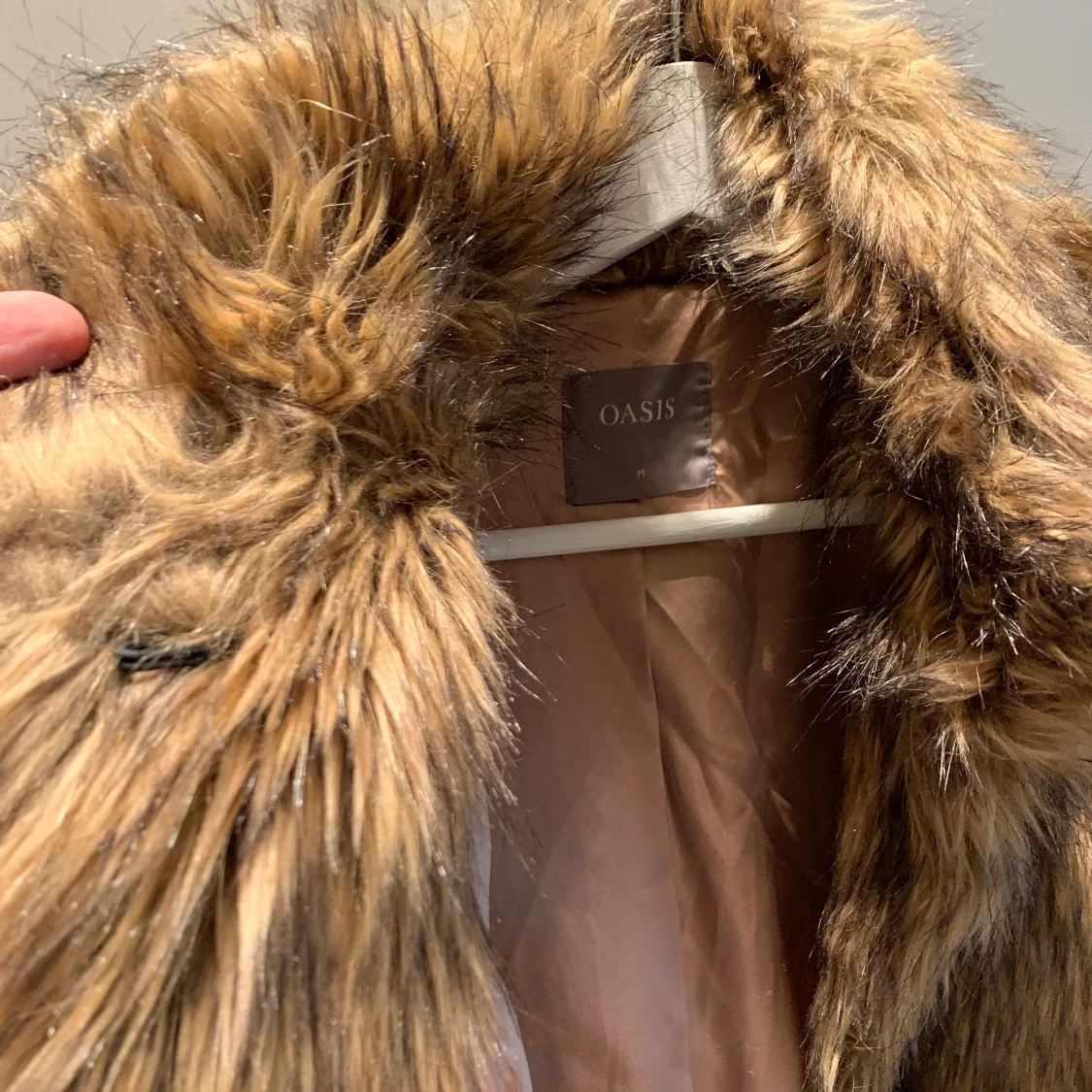 Oasis fake fur jacka strl M - 90