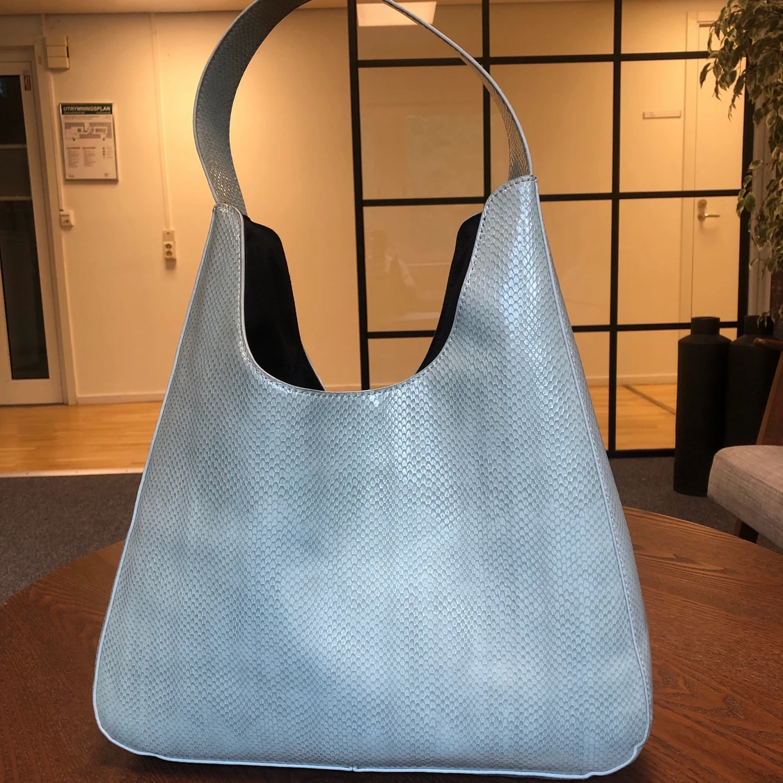 Mintgrön stor väska - 90