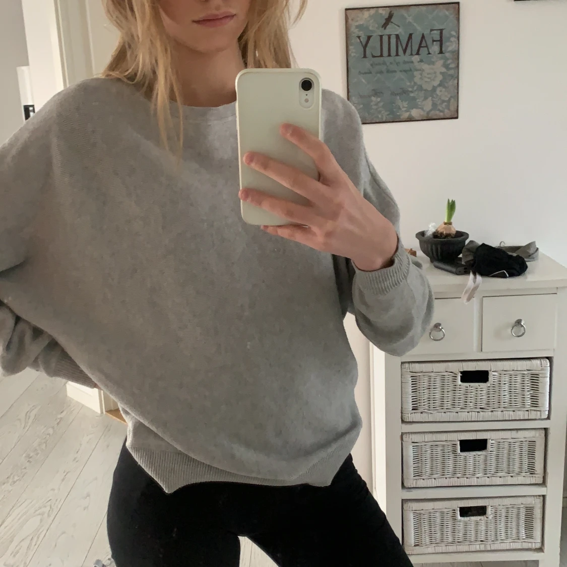 Fin stickad tröja  - 90