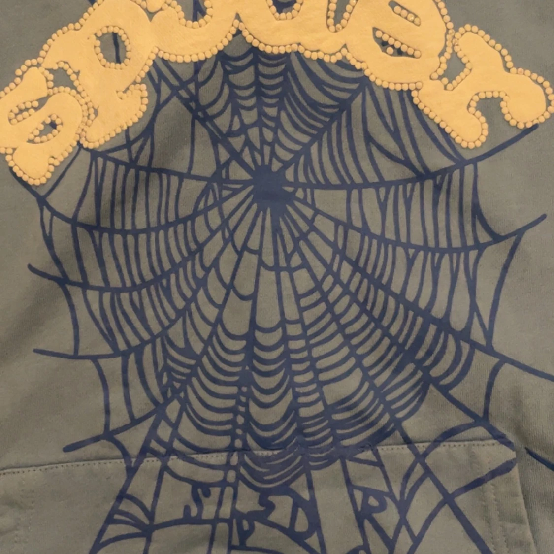 SP5DER Blå hoodie - 1