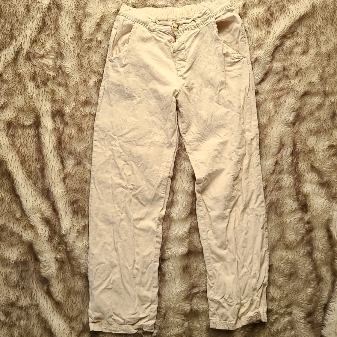 Beiga  Byxor i linnemix från Kappahl, stl 170