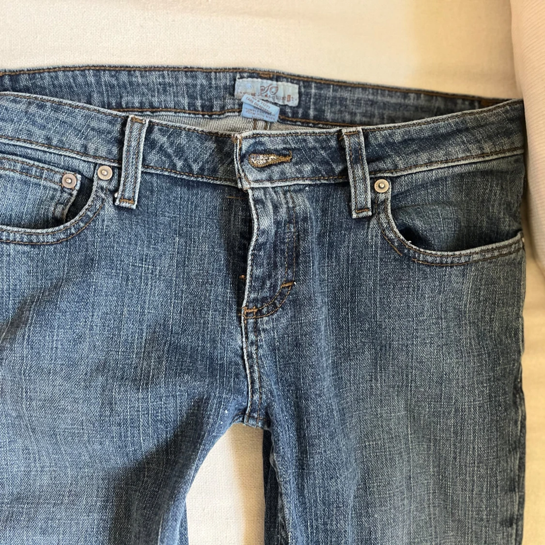 Blå bootcut jeans från Japan  - 1