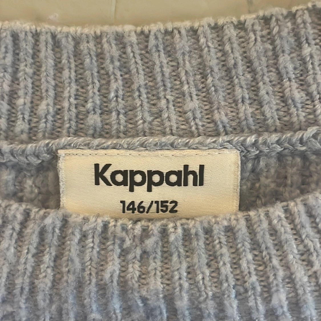 Ljusblå stickad tröja från Kappahl - 2