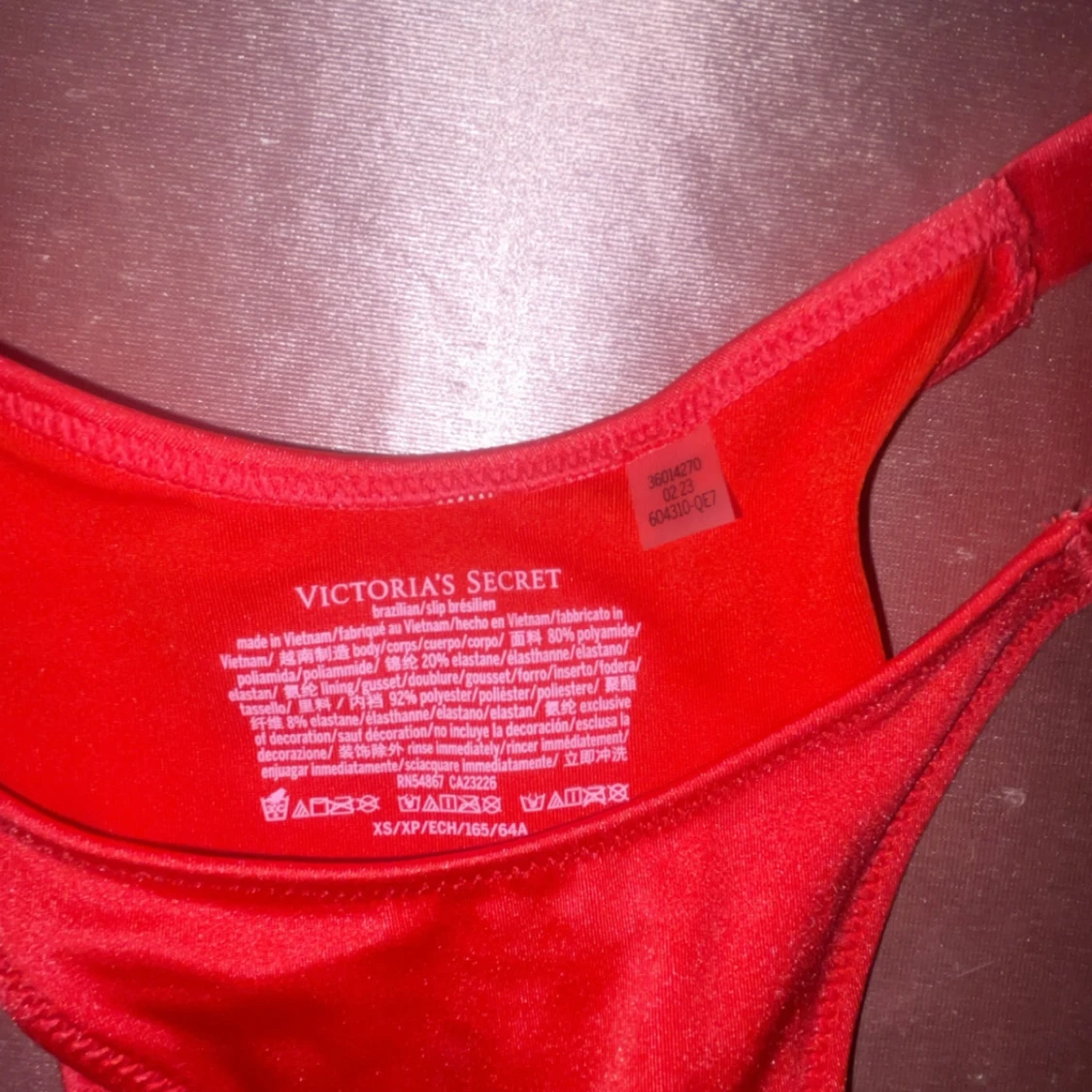 Röda bikiniunderdelar Victoria's Secret - 1