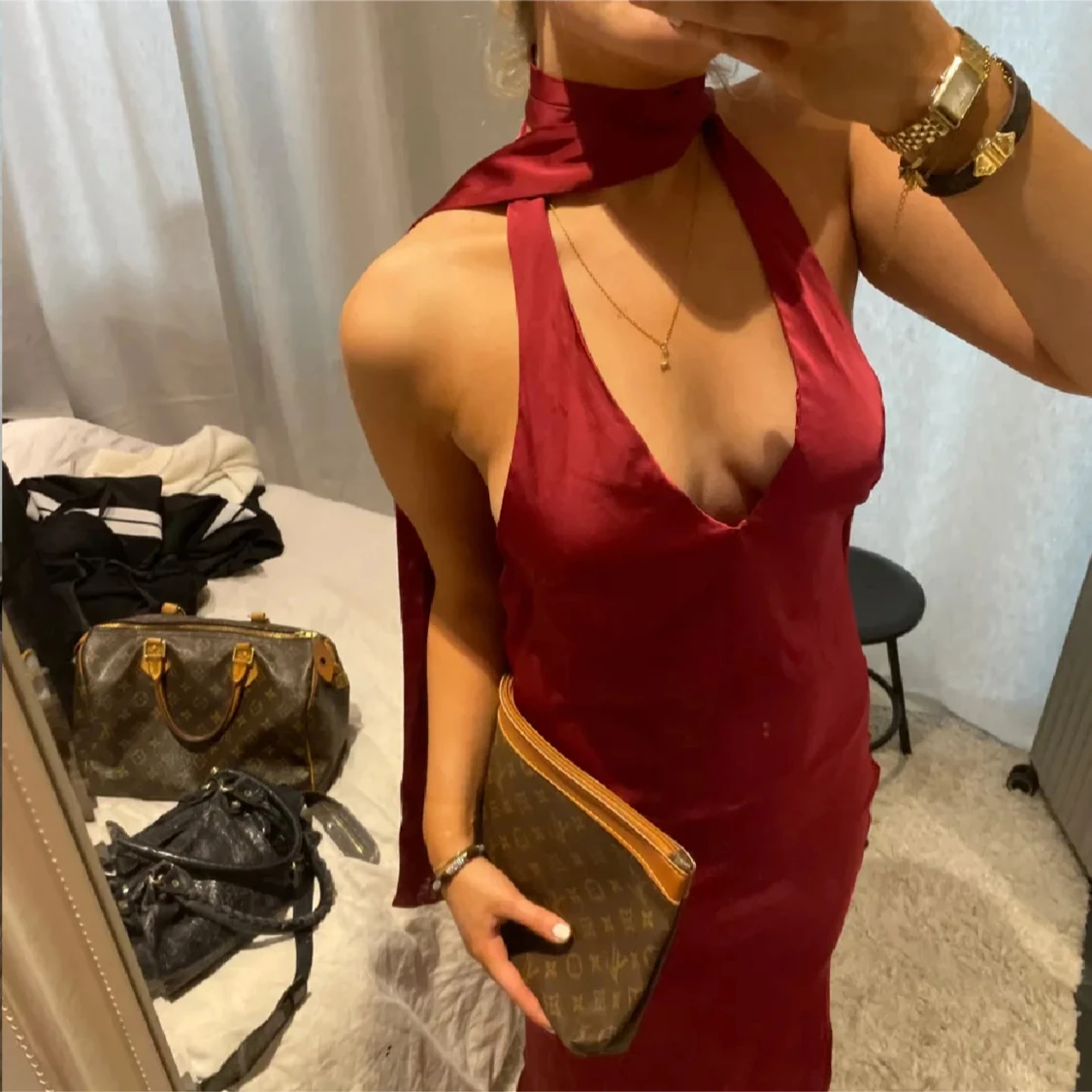 Röd balklänning - 2