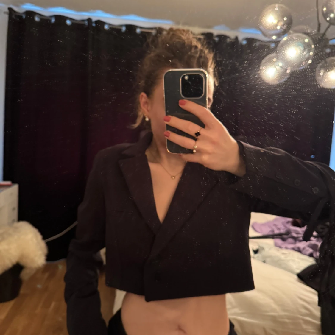 Svart croppad kavaj från NA-KD