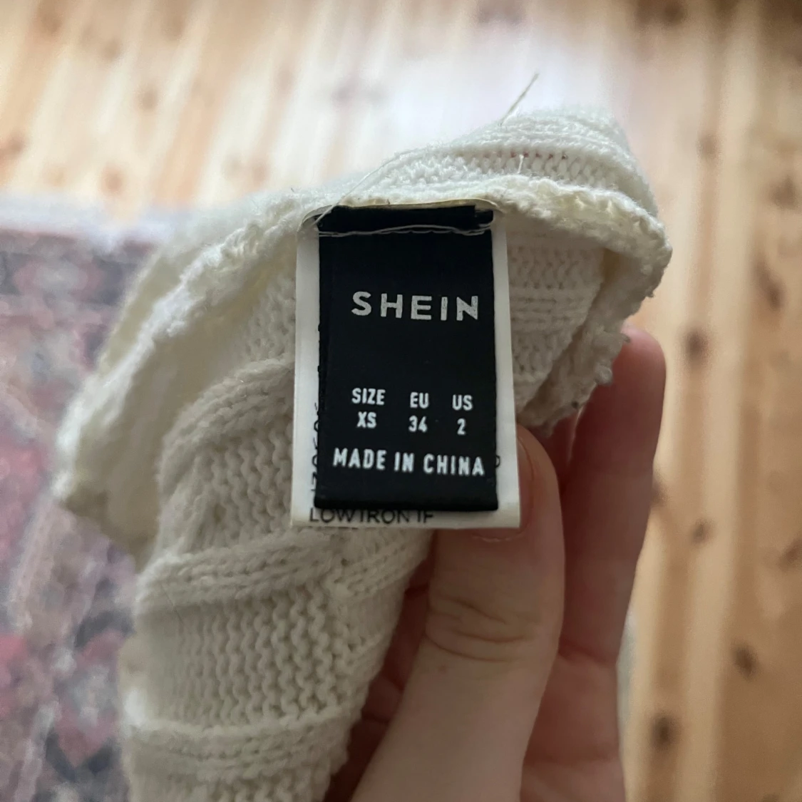 Vit stickad linnetopp från SHEIN - 2