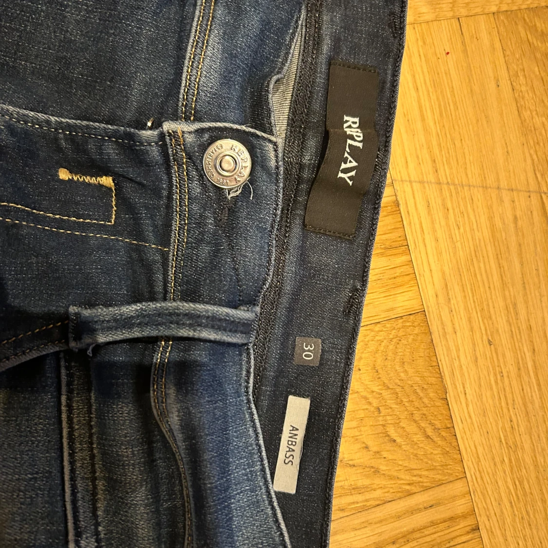 Replay Anbass jeans med slitningar - 1