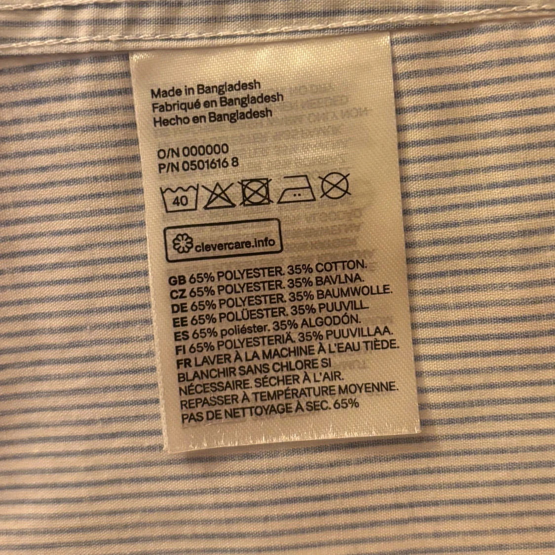 Blåvit randig skjorta från H&M - 3