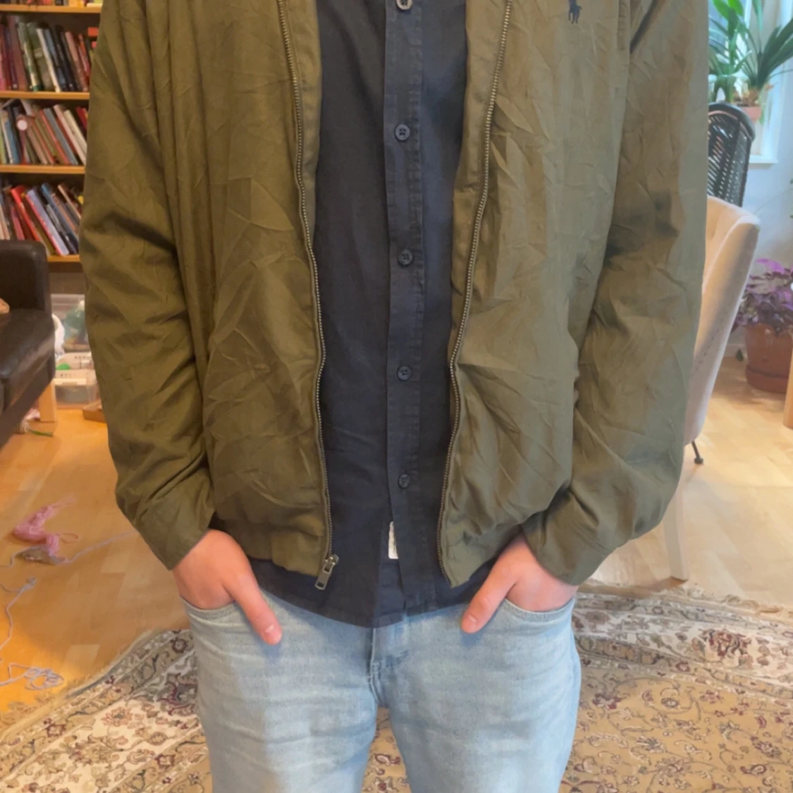 Olivgrön bomberjacka från Polo Ralph Lauren