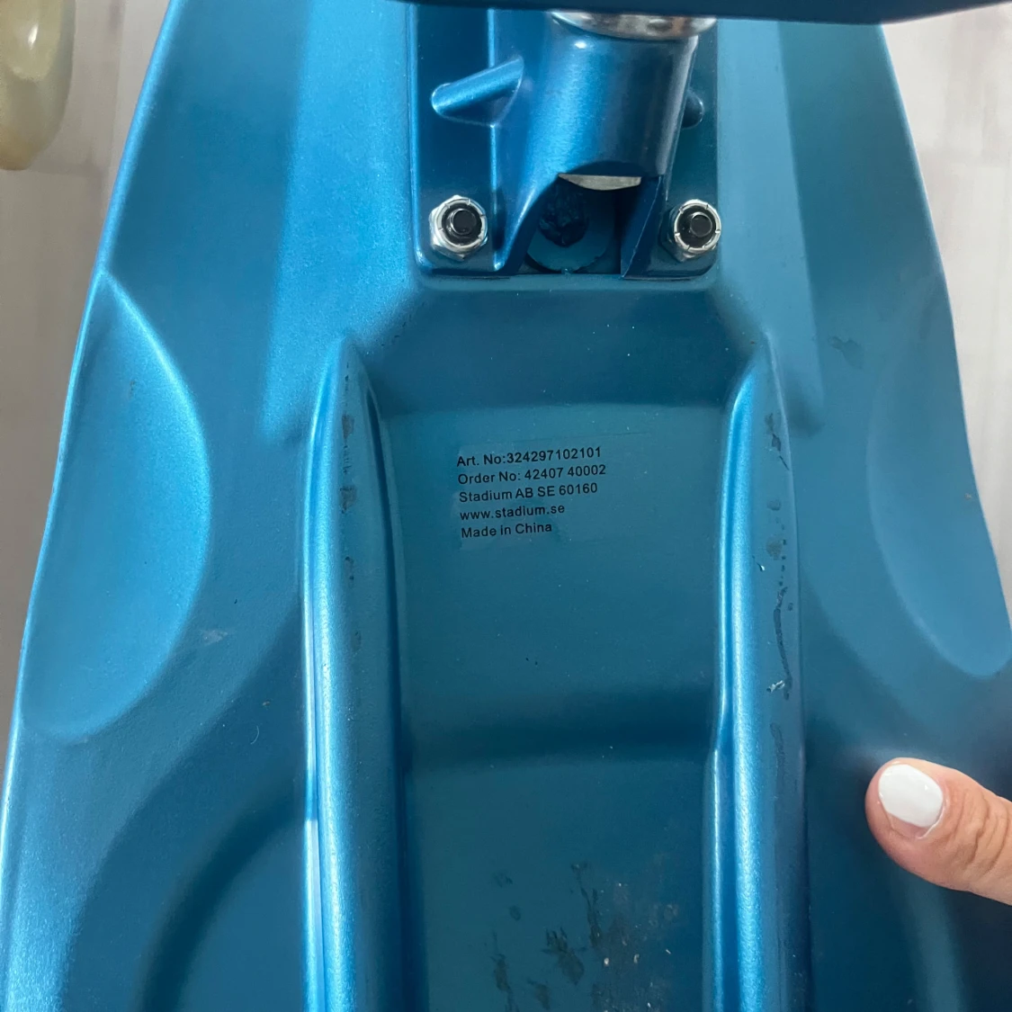 Blå skateboard  - 1