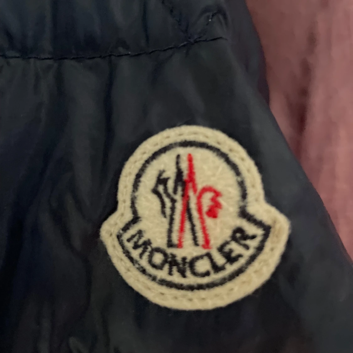 Marinblå moncler jacka - 1