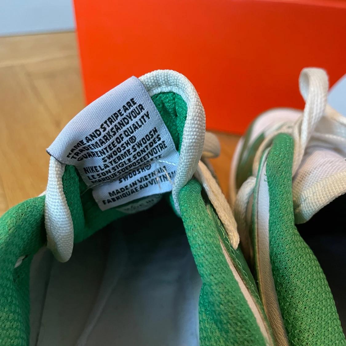 Nike Dunk SB Low vit/grön - 3