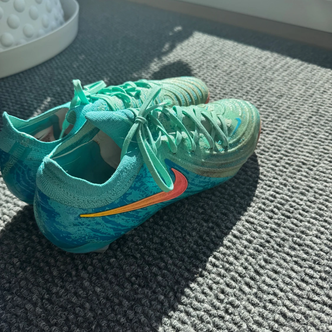 Nike Phantom turkosa fotbollsskor - 1