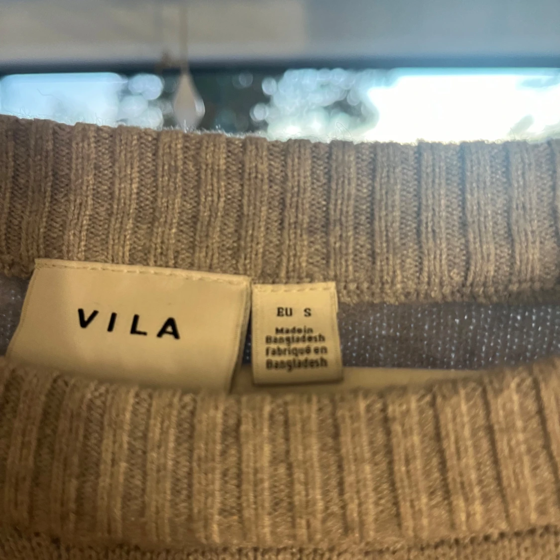 Grå stickad tröja från VILA - 2