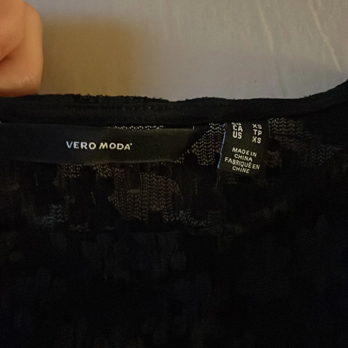 Svart spetsblus  - 2