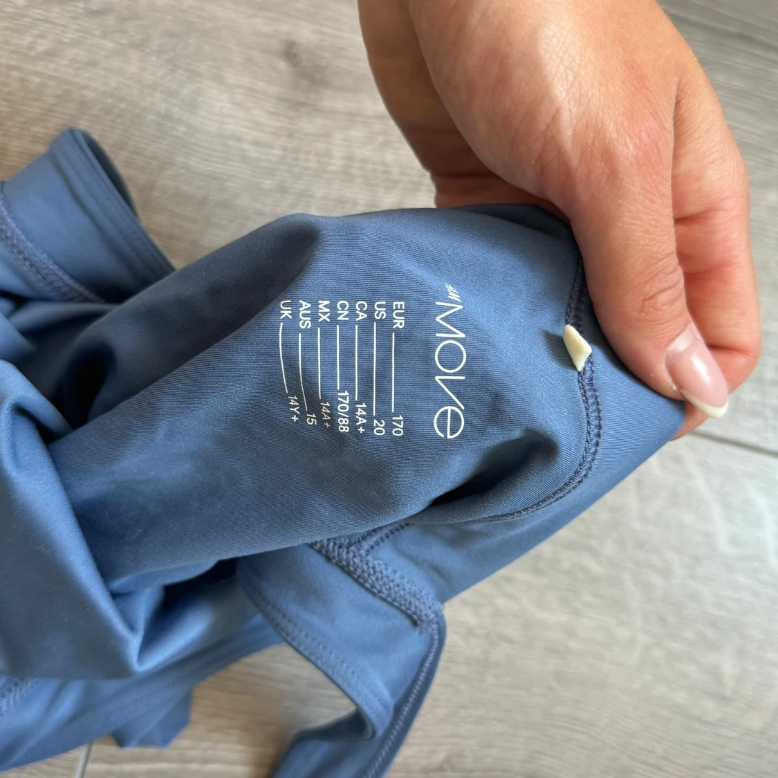 Blå linnetopp från Move, strl 170 - 1