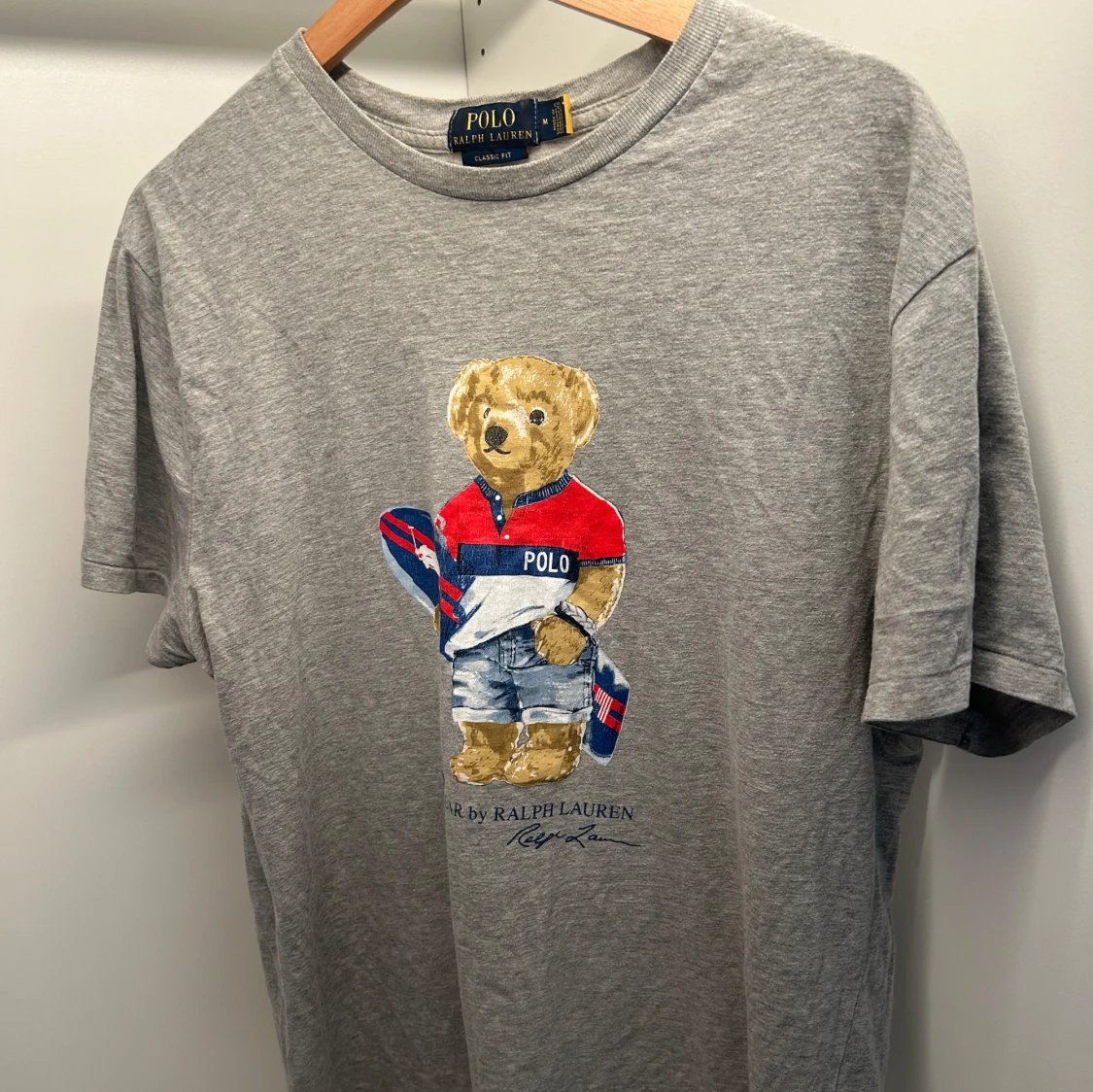 Grå t-shirt Polo Ralph Lauren björn