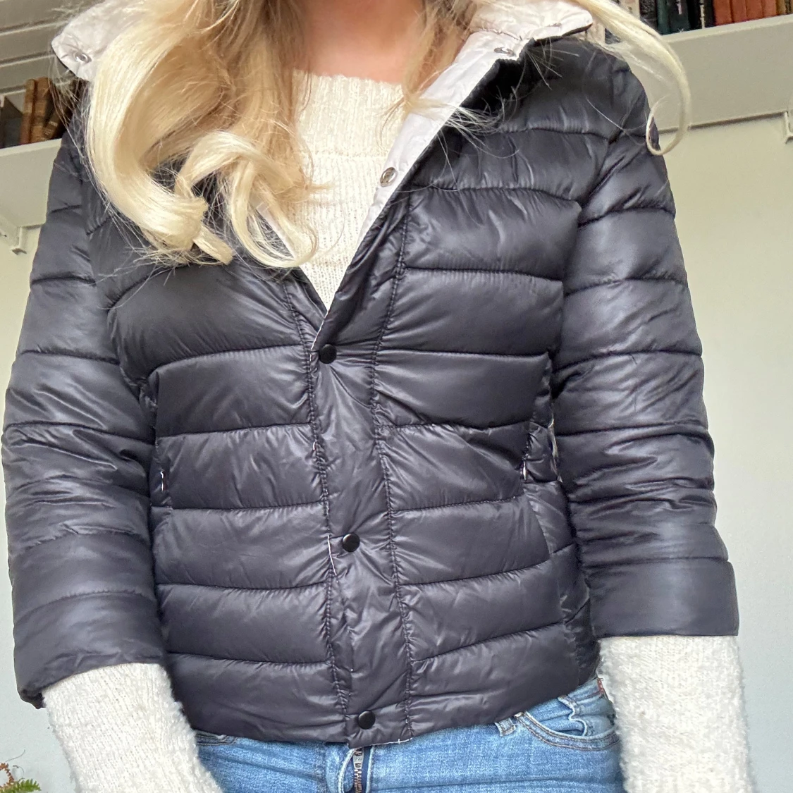 Svart herno liknande jacka - 1