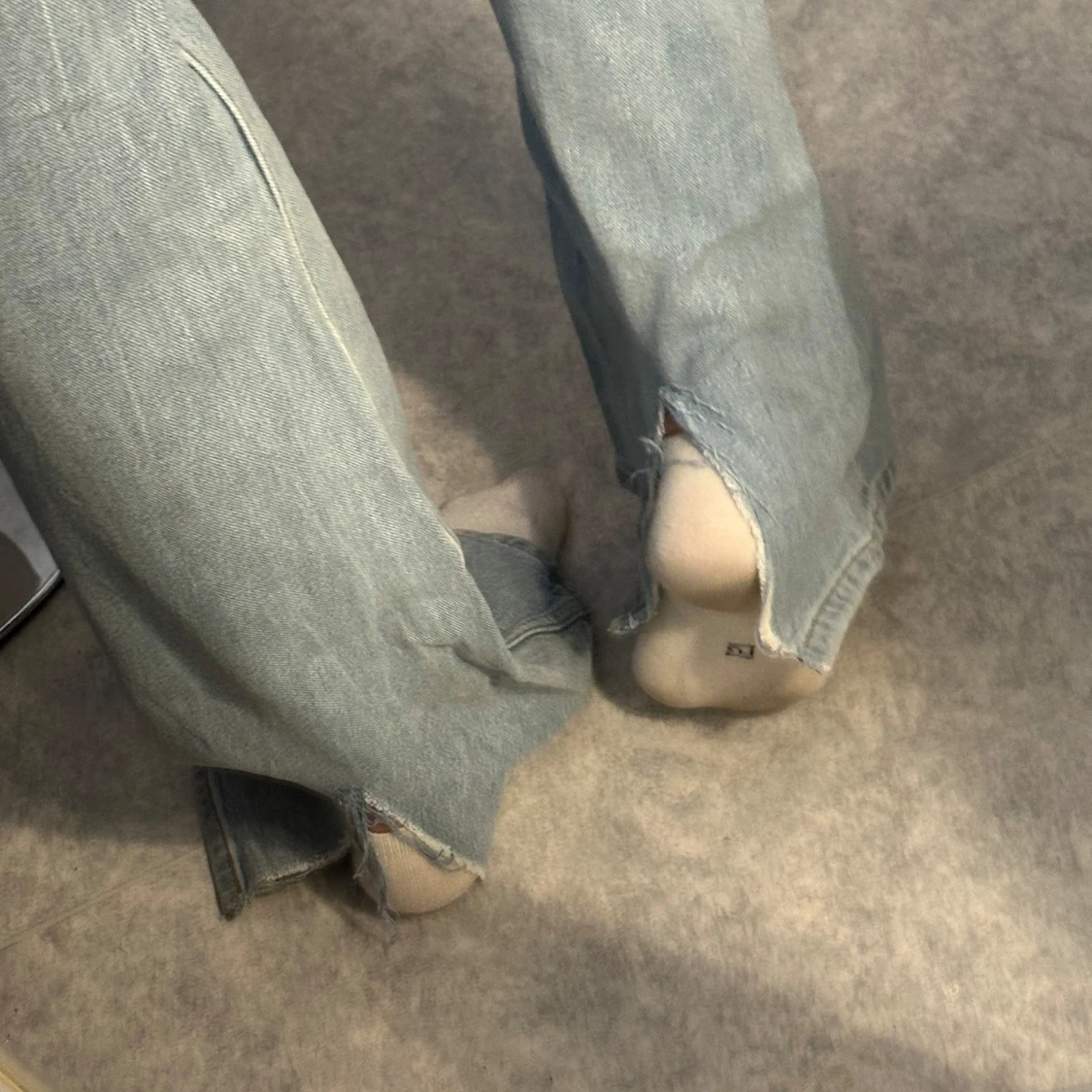 Bootcut jeans med slits  - 2