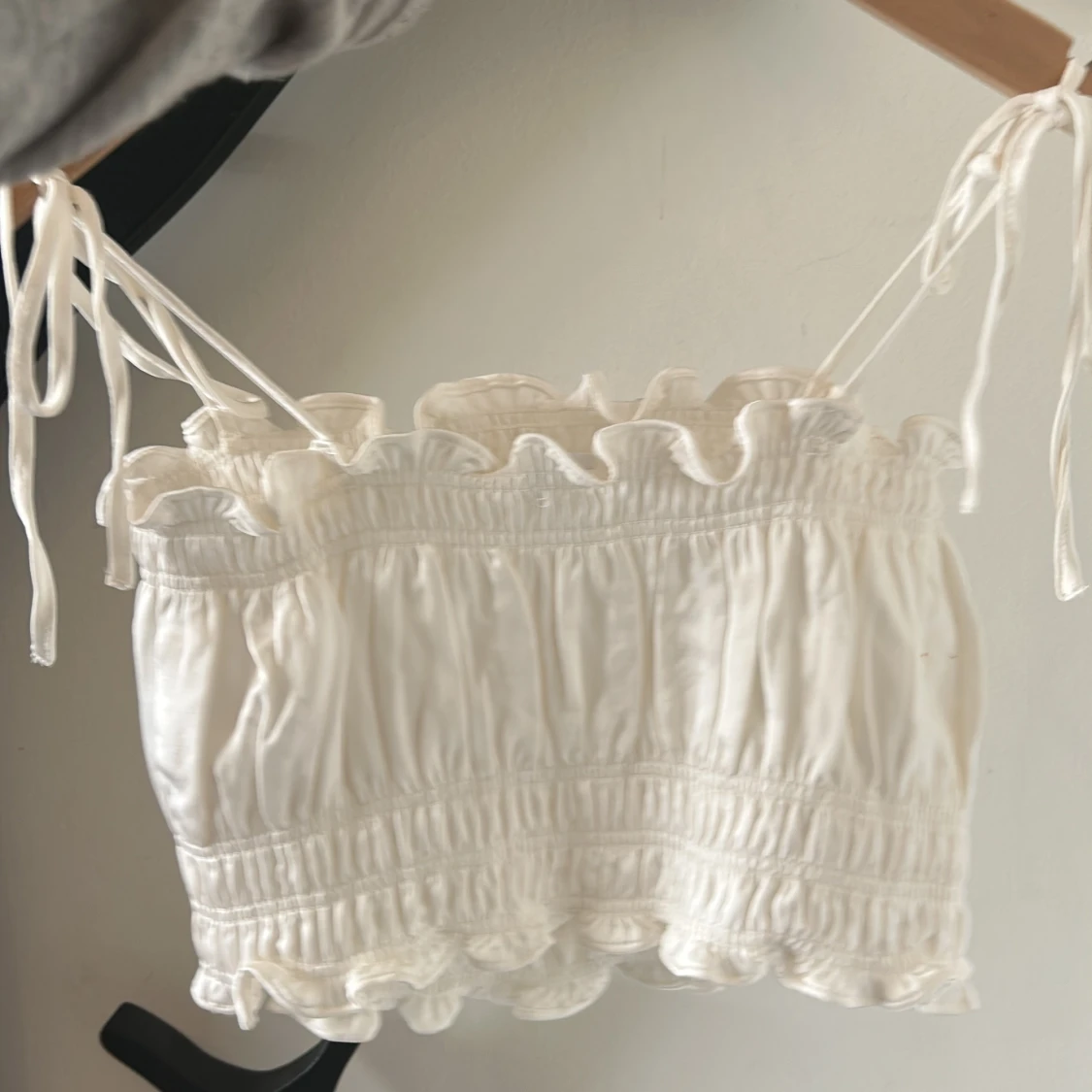 Vit croppad linnetopp från Designers Remix - 1