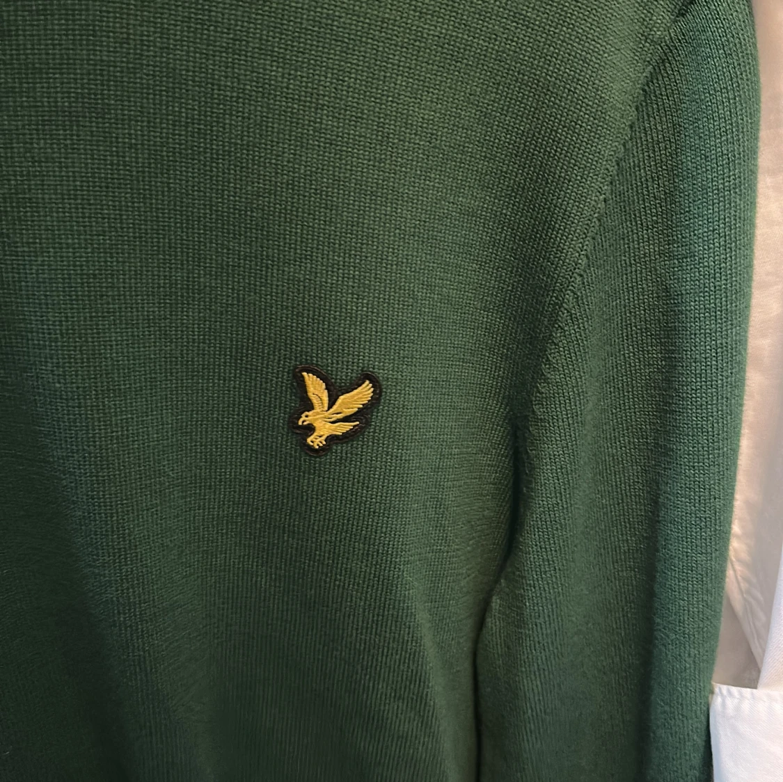 Grön stickad tröja från Lyle & Scott - 1