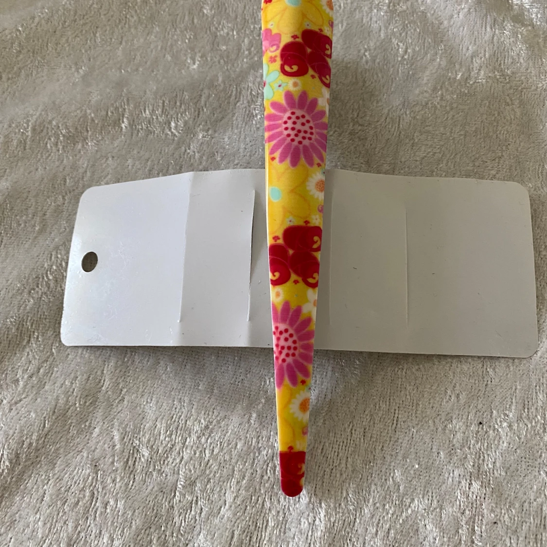 Stor Hårklämmor  / Hårspänne med färgglatt blommönster - 2