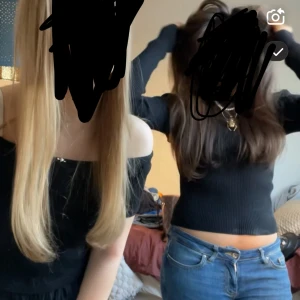 Svart långärmad tröja ifrån Zara  - Den är lång ärmad med öppen rygg, bilderna är ifrån en gammal tiktok. Har inga andra bilder då tröjan ba använda 1 gång, beställde den från Zara för några månader sedan men säljs då den inte kommer till användning! Den är super snygg och perfekt nu till våren🤗