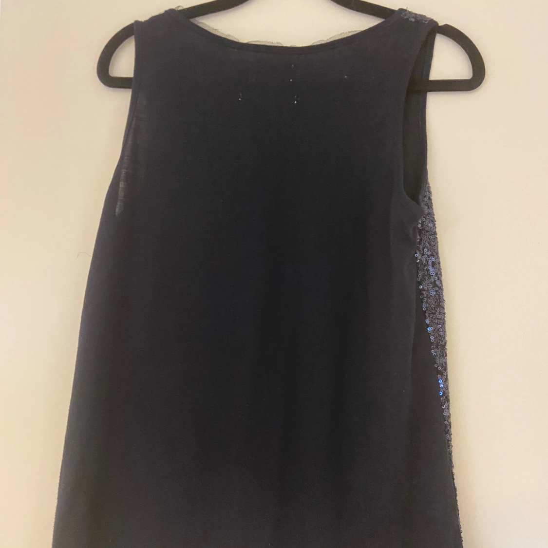 Blå glittrig topp - 1